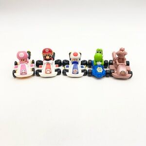 McDonald's Mario Kart 2024 Happy Meal Toys Lot Of 5